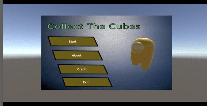 Collect the Cubes — 3D Game